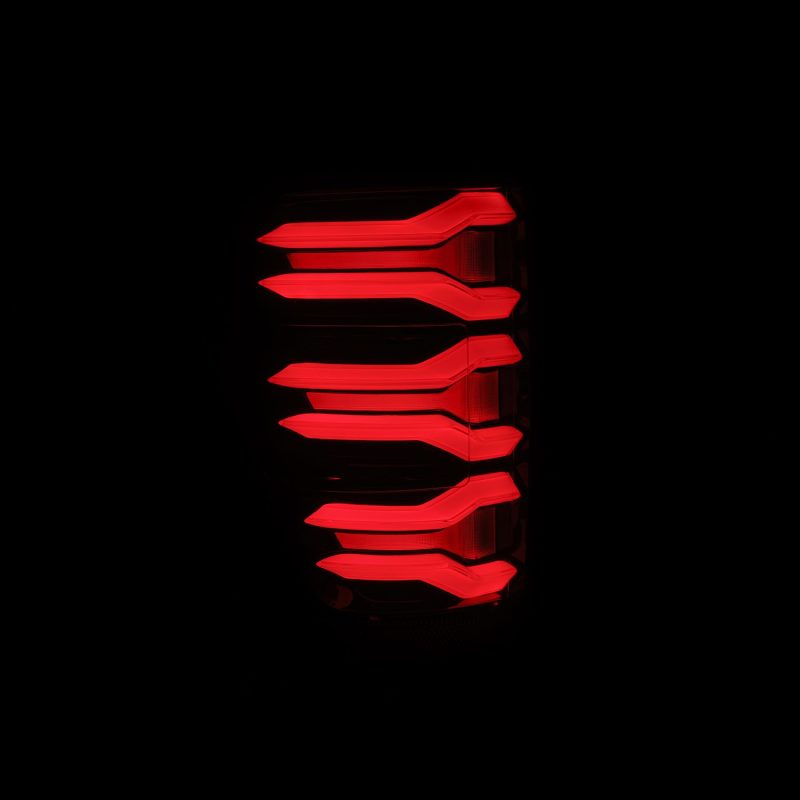 AlphaRex 21-22 Ford F-150 LUXX LED Taillights Black/Red - Burkken Auto Parts