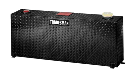 Tradesman Aluminum Rectangular Liquid Storage Tank (55 Gallon Capacity) - Black - Burkken Auto Parts