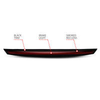 ANZO 2007-2014 Chevrolet Suburban 1500 LED 3rd Brake Light Black Housing Smoke Lens w/ Spoiler 1pc - Burkken Auto Parts