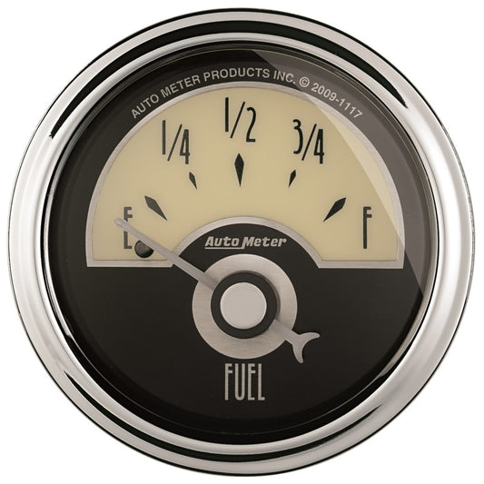 AutoMeter Gauge Fuel Level 2-1/16in. 240 Ohm(e) to 33 Ohm(f) Elec Cruiser Ad - Burkken Auto Parts