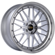 BBS LM 20x8.5 5x120 ET32 Diamond Silver Center Diamond Cut Lip Wheel -82mm PFS/Clip Required - Burkken Auto Parts