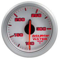 Autometer Airdrive 2-1/6in Water Temperature Gauge 100-300 Degrees F - Silver - Burkken Auto Parts
