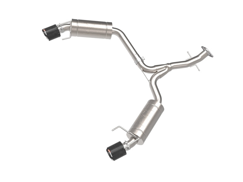 aFe POWER Takeda 06-13 Lexus IS250/IS350 SS Axle-Back Exhaust w/ Carbon Tips - Burkken Auto Parts