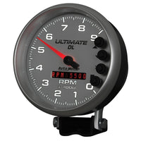 AutoMeter Gauge Tach 5in. 9K RPM Pedestal Datalogging Ultimate Dl Playback Silver - Burkken Auto Parts