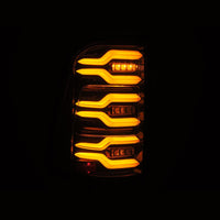 AlphaRex 19-21 Dodge Ram 1500 Luxx-Series LED Tail Lights Alpha-Black w/Activ Light/Seq Signal - Burkken Auto Parts