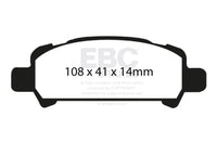 EBC 02-06 Subaru Baja 2.5 Redstuff Rear Brake Pads - Burkken Auto Parts