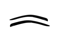 AVS 05-10 Dodge Dakota Quad Cab Ventvisor Outside Mount Window Deflectors 2pc - Smoke - Burkken Auto Parts