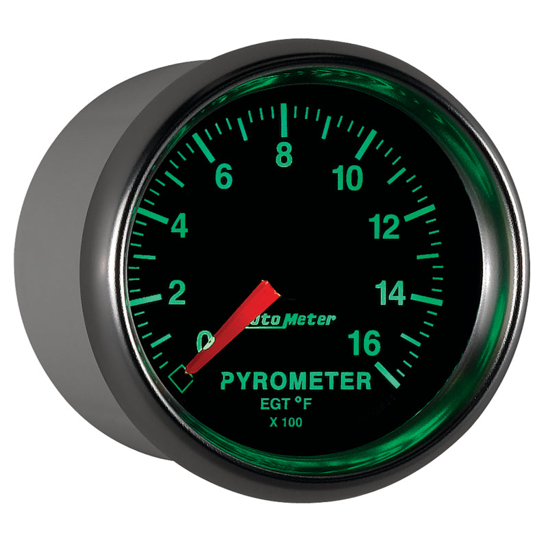 Autometer GS 0-1600 degree F Full Sweep Electronic Pyrometer Gauge - Burkken Auto Parts