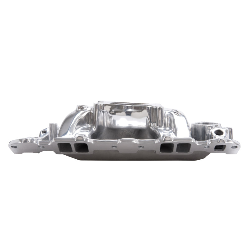 Edelbrock SBC Perf Air Gap Manifold Polished - Burkken Auto Parts