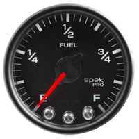 Autometer Spek-Pro Gauge Fuel Level 2 1/16in 0-270 Programmable Blk/Blk - Burkken Auto Parts