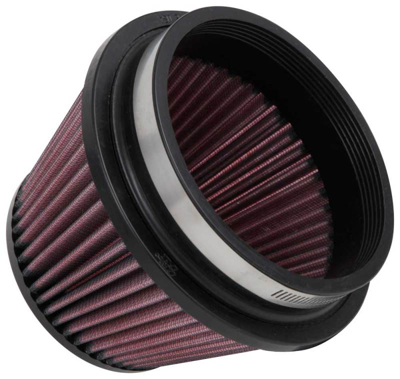K&N Universal Rubber Filter 5in Flange ID x 6.5in Base OD x 4.5in Top OD x 4.125in Height - Burkken Auto Parts