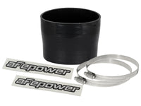 aFe Magnum FORCE (3-3/4in ID to 3-1/2in ID x 3in L) Straight Reducing Coupler - Black - Burkken Auto Parts