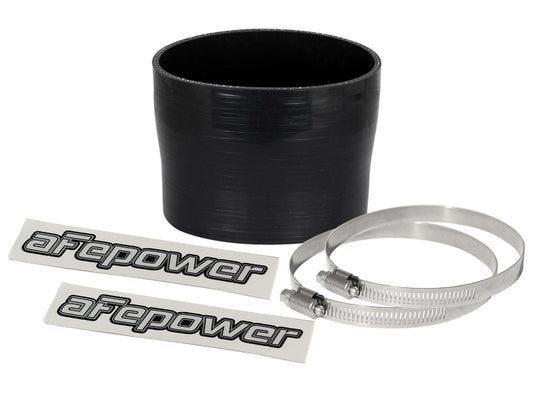 aFe Magnum FORCE (3-3/4in ID to 3-1/2in ID x 3in L) Straight Reducing Coupler - Black - Burkken Auto Parts