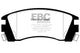 EBC 91-93 Nissan NX 2.0 Greenstuff Front Brake Pads - Burkken Auto Parts