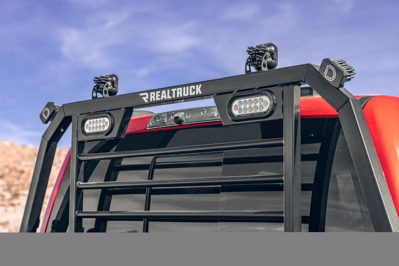 BackRack 19-24 RAM 1500 / 20-24 Chevrolet Silverado 2500/3500HD SRL Rack Lighted Frame ONLY Req. HW - Burkken Auto Parts