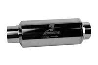 Aeromotive Pro-Series In-Line Filter - AN-12 - 40 Micron SS Element - Nickel Chrome Finish - Burkken Auto Parts