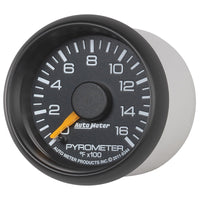 Autometer Factory Match GM 2-1/16in 1600 Degree Electric Pyrometer (EGT) Gauge - Burkken Auto Parts