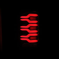 AlphaRex 14-18 GMC Sierra 1500/2500HD/3500HD LUXX-Series LED Tail Lights Blk/Red w/Actv Lgt Seq. Sig - Burkken Auto Parts