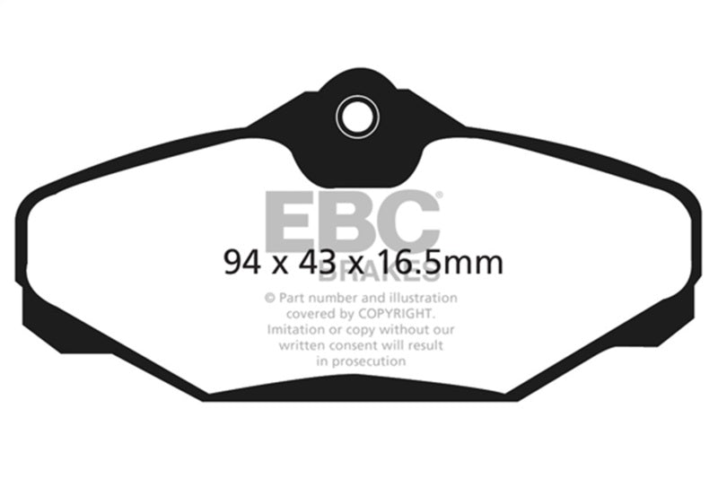 EBC 94-00 Ford Taurus 3.0 Greenstuff Rear Brake Pads - Burkken Auto Parts