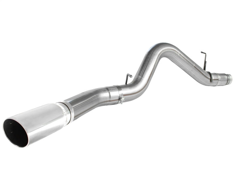 aFe MACHForce XP Exhaust 5in DPF-Back SS 11-13 GM Diesel Trucks V8-6.6L (td) (LML) (Pol Tip) - Burkken Auto Parts