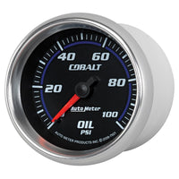Autometer Cobalt 66mm 0-100 PSI Oil Pressure Gauge - Burkken Auto Parts