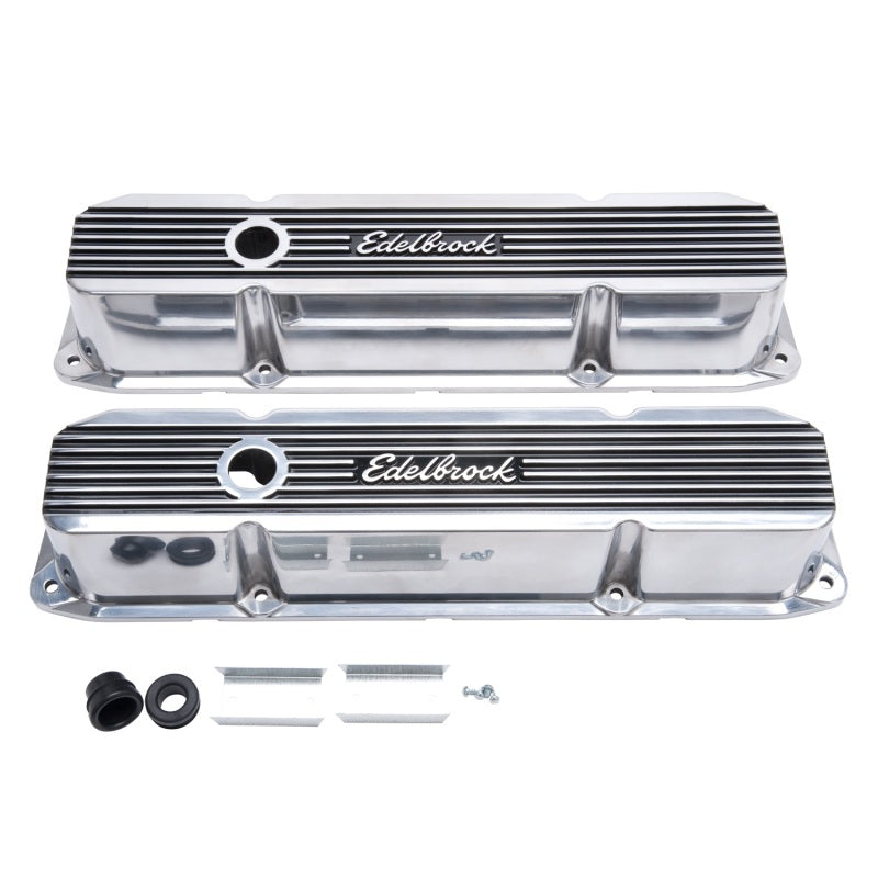 Edelbrock Valve Cover Elite II Chrysler 383-440 Big Block V8 Polished - Burkken Auto Parts