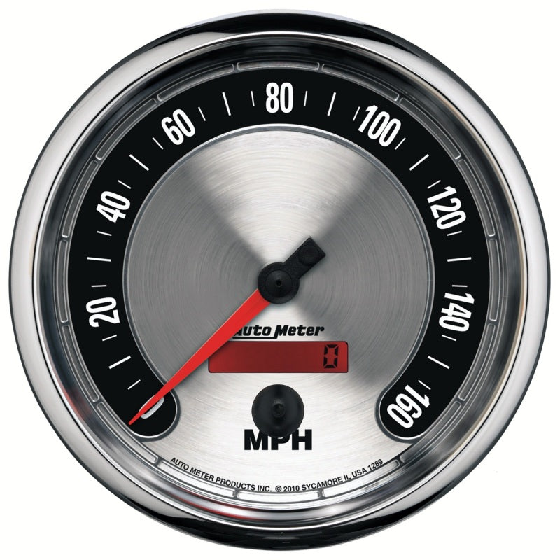 Autometer American Muscle 5in 160 MPH Electric Programmable Speedometer - Burkken Auto Parts