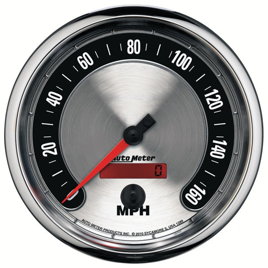 Autometer American Muscle 5in 160 MPH Electric Programmable Speedometer - Burkken Auto Parts