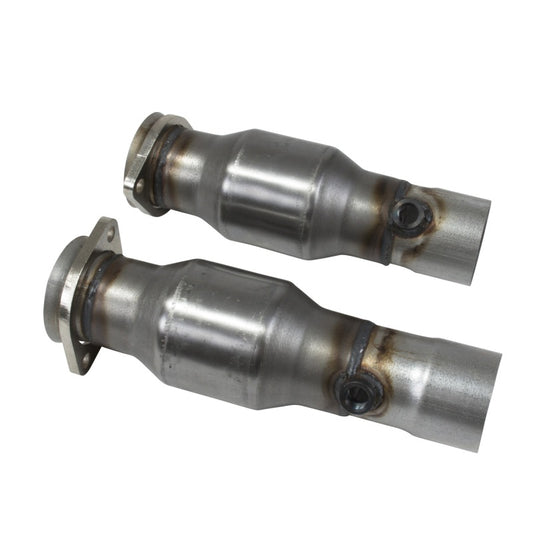 BBK 16-20 Chevrolet Camaro SS Short Mid Pipe Kit w/High Flow Cats (For 4044/40440) - Burkken Auto Parts
