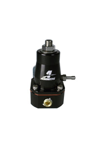 Aeromotive Adjustable Regulator Billet EFI Bypass - (2) -6 Inlets/(1) -6 Return - Black - Burkken Auto Parts