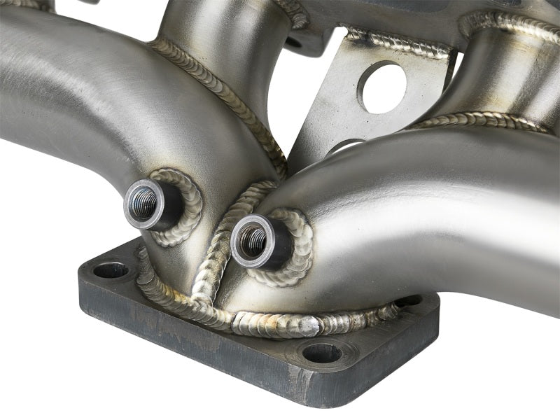 aFe Twisted Steel Header Turbo Manifold (T3) 98.5-02 Dodge Diesel Trucks L6 5.9L (td) - Burkken Auto Parts