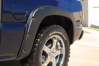 Lund 99-07 Chevy Silverado 1500 RX-Rivet Style Textured Elite Series Fender Flares - Black (4 Pc.) - Burkken Auto Parts