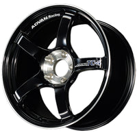 Advan TC4 SE 18x9.5 +45 5-120 Racing Gloss Black & Diamond Cut Wheel - Burkken Auto Parts