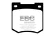 EBC 67-70 Ford Cortina 1.6 Greenstuff Front Brake Pads - Burkken Auto Parts