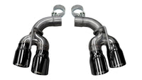 Corsa 2017-24 Chevy Camaro ZL1 2.75in Inlet / 4.0in Outlet Black PVD Tip Kit (For Corsa ExhaustOnly) - Burkken Auto Parts