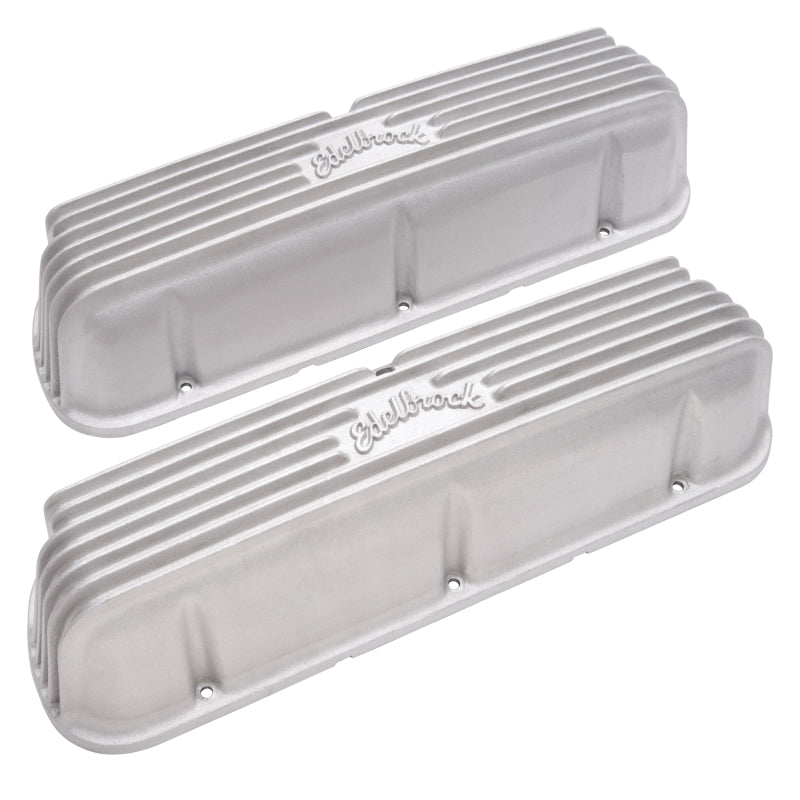 Edelbrock Valve Cover Classic Series Ford 1962-95 221 351W V8 Satin - Burkken Auto Parts