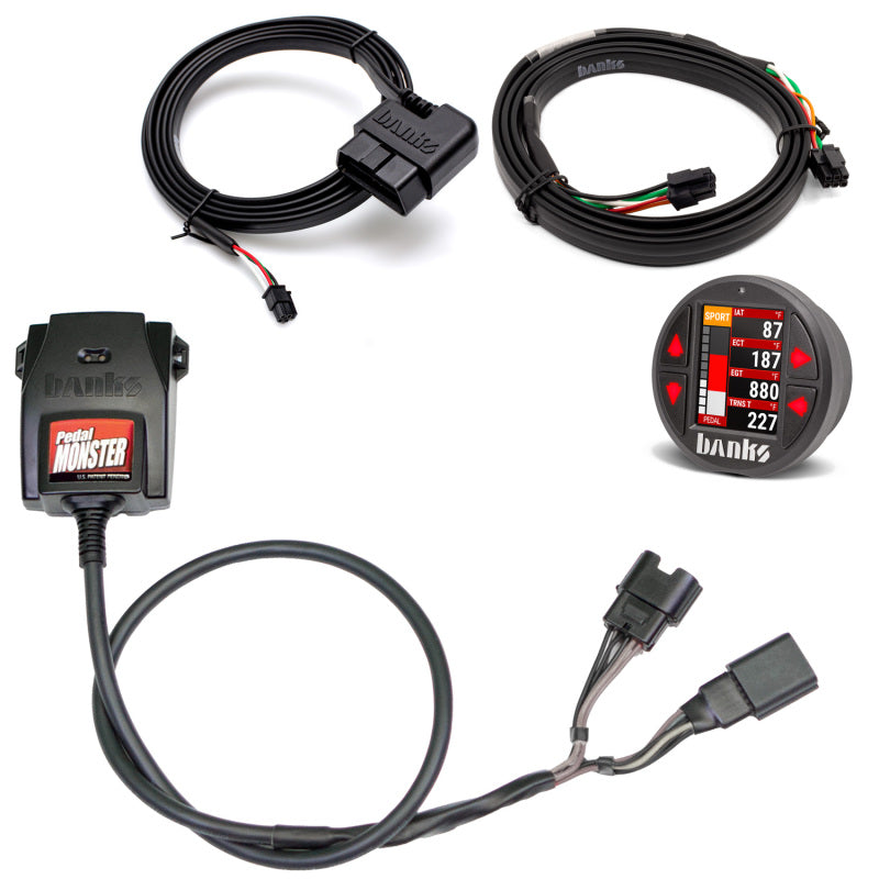 Banks Power Pedal Monster Kit Molex MX64 6-Way CONFIG 2 PM-03 w/iDash Pro 06-07 Chevy 2500/3500 - Burkken Auto Parts