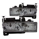 ANZO 1988-1998 Chevrolet C1500 Crystal Headlights w/ Smoke Lens - Burkken Auto Parts