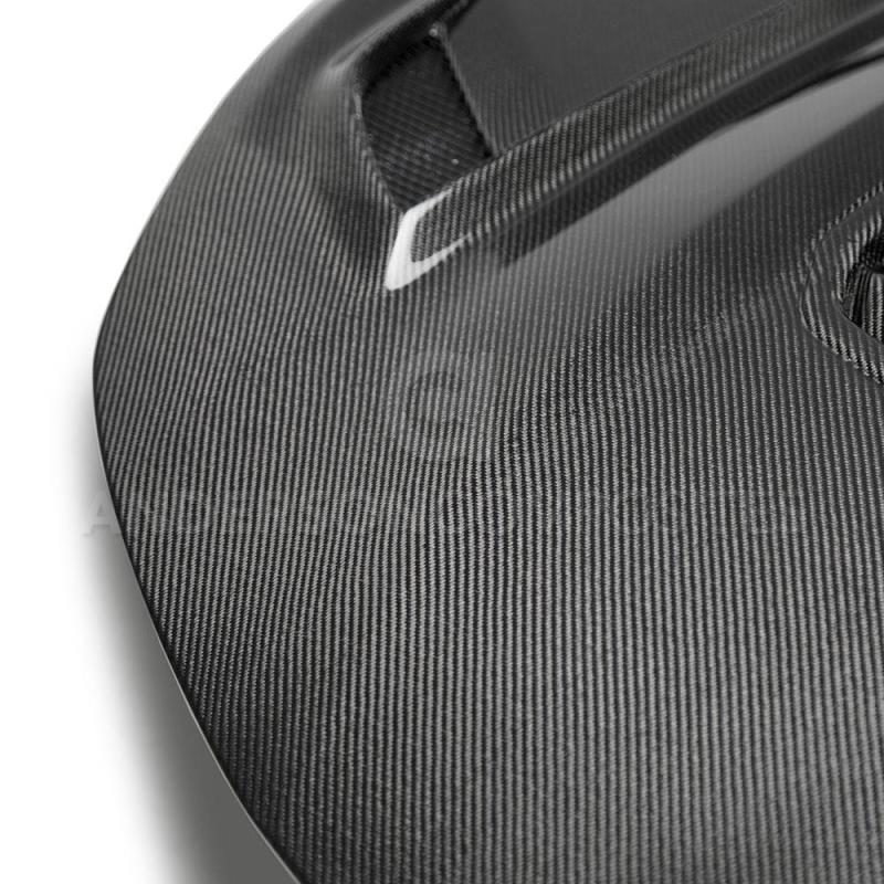 Anderson Composites 16-19 Chevrolet Camaro Double Sided Carbon Fiber Type-T2 Style Hood - Burkken Auto Parts