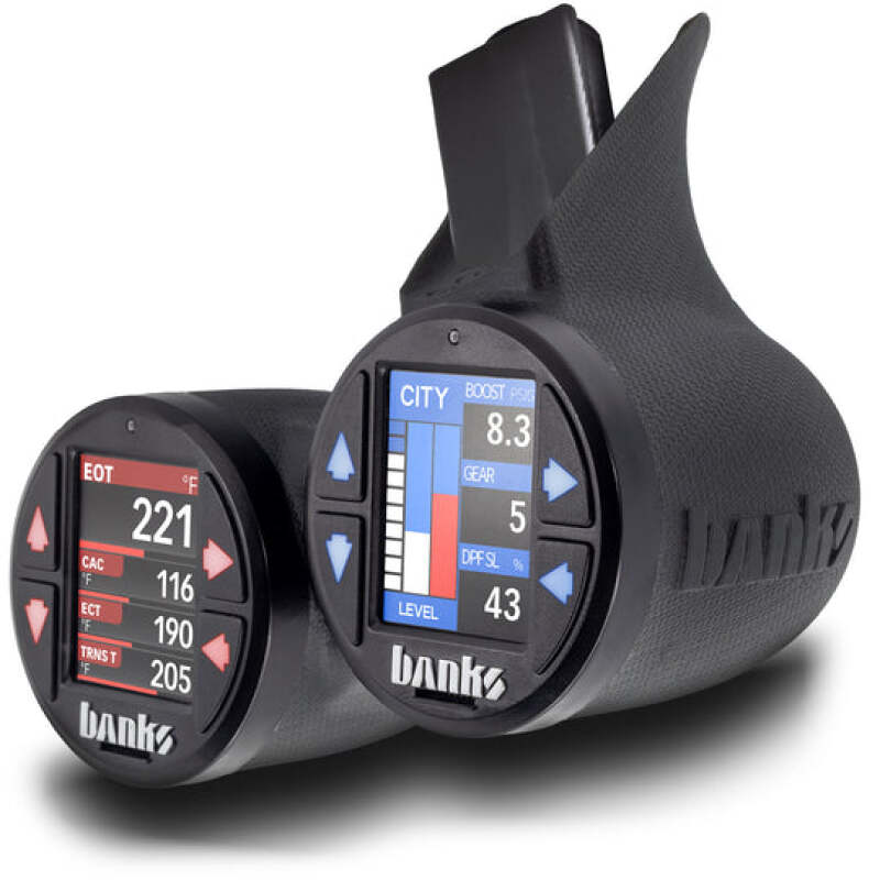Banks Gauge Pod Kit 2023-2024 Ford F250-450 & 2021-24 F150  iDash Stealth Pod Mount - Dual Gauge - Burkken Auto Parts