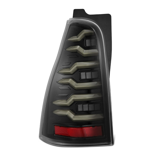 AlphaRex 03-09 Toyota 4Runner LUXX-Series LED Tail Lights- Black - Burkken Auto Parts