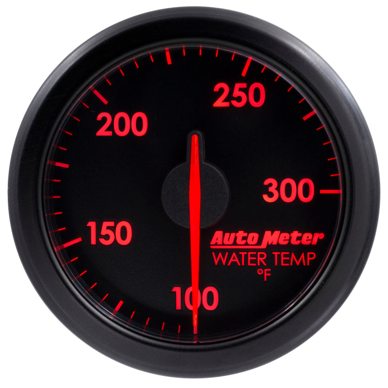 Autometer Airdrive 2-1/6in Water Temperature Gauge 100-300 Degrees F - Black - Burkken Auto Parts