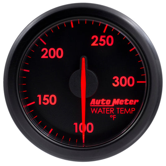 Autometer Airdrive 2-1/6in Water Temperature Gauge 100-300 Degrees F - Black - Burkken Auto Parts