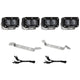 Baja Designs 2025 Toyota 4Runner S2 SAE Fog Pocket Light Kit - Clear
