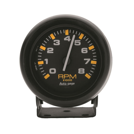 Autometer Autogage 3-3/4in. 0-8K RPM Black Dial/Black Case Pedestal Tachometer - Burkken Auto Parts