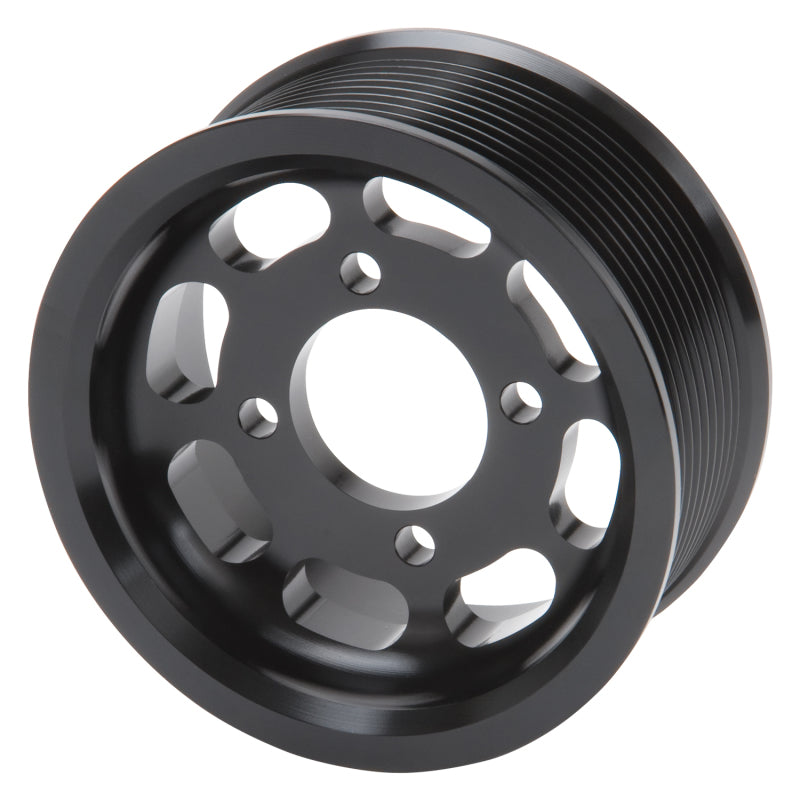 Edelbrock Pulley Enforcer 10 Rib 3 875In Black - Burkken Auto Parts