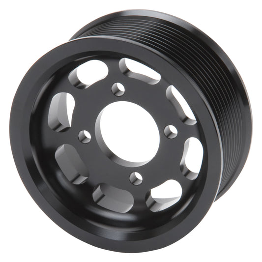 Edelbrock Pulley Enforcer 10 Rib 3 875In Black - Burkken Auto Parts