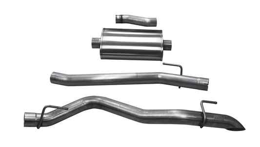 Corsa 2020-2025 Jeep Gladiator JT 3.0in Cat-Back Single Side Exit w/ Turn Down Tip - Burkken Auto Parts