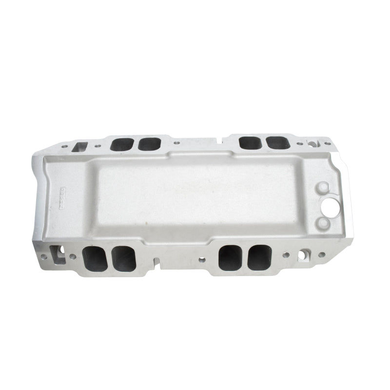 Edelbrock Manifold Chevy BB 9 8 Deck (Short) Super Victor 565 Thick Flange Rect Port Heads - Burkken Auto Parts