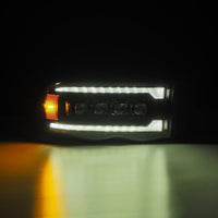 AlphaRex 02-05 Dodge Ram 1500 NOVA LED Proj Headlights Alpha Black w/Activ Light/Seq Signal - Burkken Auto Parts